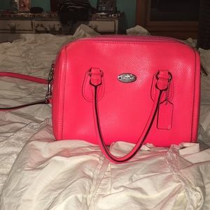 Authentic Hot Pink Coach Purse